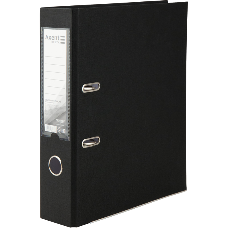 Папка-реєстратор AXENT (D1714-01C) А4, 75 мм, чорна